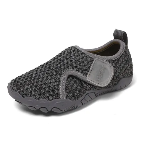 Kids Breathable Mesh Water Shoes Non-slip Soft Sole Outdoor Beach Shoes For Boys Girls Comfortable Slip-on Sandals With Toe Protection