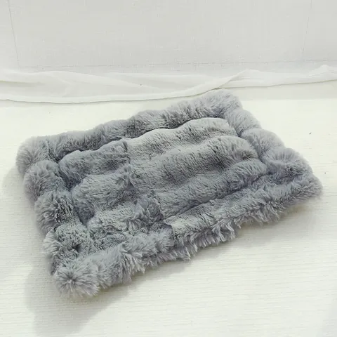 Zachte Imitatie Konijnenbont Huisdiermat Verdikt Warm Wasbaar Antislip Slaapmat Pluche Huisdierdeken Kussen Voor Katten Honden