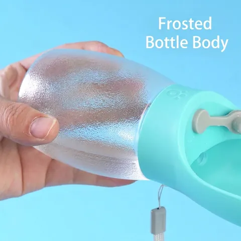 Portable Pet Water Bottle For Dog Walking Cat Travel Drinking Dispenser Leak-Proof 300ml Outdoor BPA Free ABS Feeding Supplies
