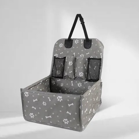 Foldable Pet Car Carrier Large Capacity Oxford Cloth Dog Seat Protector Waterproof Breathable Travel Bag For Dogs Cats