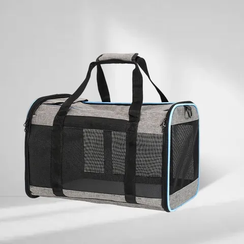 Foldable Breathable Pet Carrier Bag Portable Travel Handbag With Mesh Windows For Cats And Small Dogs Oxford Fabric Pet Bag