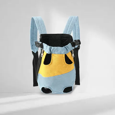 Haustier Rucksack Katze Hund Reisetasche Canvas Atmungsaktiv Klein Mittel Haustier Brust Rucksack Vier Beine Draußen Wandern