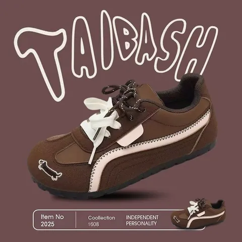 Sneaker German Trainer da Donna Stile Coreano in Microfibra Pelle PU Scarpe Casual alla Moda Con Ricamo di Frutta