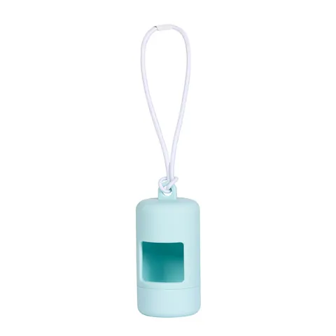 Portable Silicone Pet Waste Bag Dispenser Outdoor Dog Poop Bag Holder Case With Hanging Strap For Leash Walking Accessories