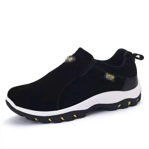 Men's Outdoor Casual Shoes Synthetic Leather Slip-on Breathable Lightweight Sneakers Fashion Large Size Sports Shoes For Teenagers