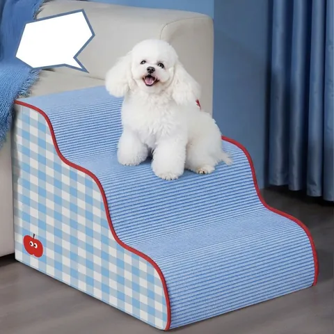 Huisdier Trap Voor Kleine Honden En Katten Antislip 2/3 Treden Hondenhelling Hoge Dichtheid Spons Zacht Corduroy Wasbare Hoes Trap Voor Bed Bank