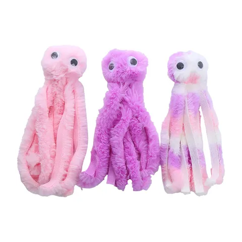 Octopus Plush Cat Toy With Catnip Soft Long Plush Interactive Teasing Toy For Indoor Cats Kitten Self-Play Teething Toy