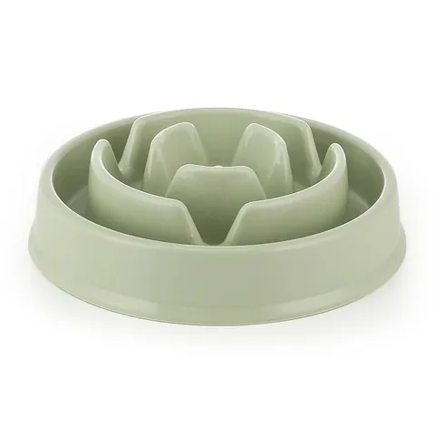 Rutschfester Haustier Slow Feeder Napf Für Hunde Und Katzen Anti-Schlucken Integriertes Kunststoff Labyrinth Design Fressnapf Verdauungsgesundheit Napf
