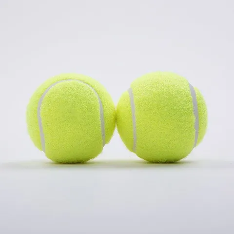 Durable Rubber Pet Tennis Ball High Elasticity Bite Resistant Dog Training Toy Ball For Outdoor Interactive Play