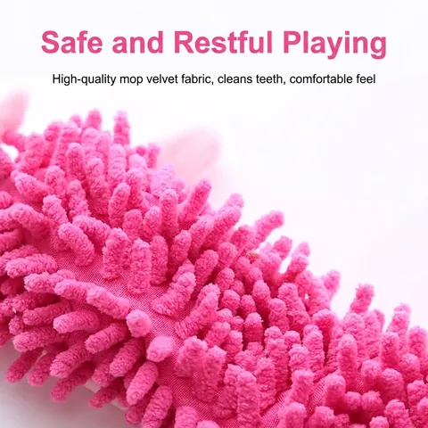 Jouet Sifflant pour Chien en Chenille Peluche Forme d'Animal Nettoyage des Dents Jouet à Mâcher Doux pour Chiot Petits Moyens Chiens