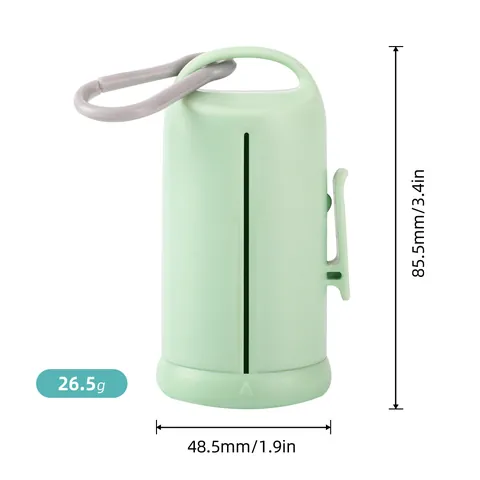 Φορητός Dispenser Σακούλας Κατοικιδίων Θήκη Σακούλας Σκύλου με Γάντζο Ελαφριά Πλαστική Θήκη Προμήθειες Κατοικιδίων