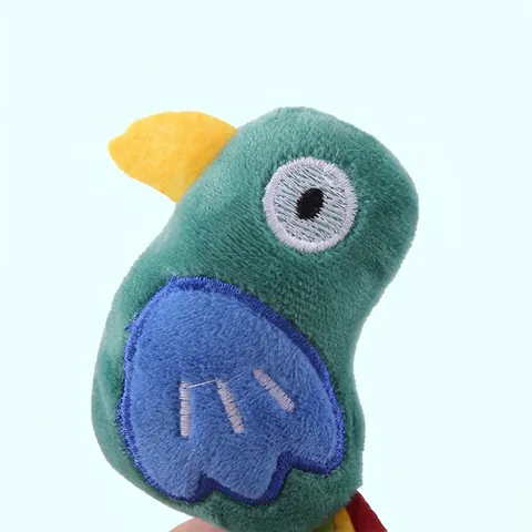 Cute Cartoon Animal Shape Plush Catnip Cat Toy Crocodile Cow Parrot Soft Bite Resistant Interactive Kitten Teeth Grinding Molar Toy For Pet Cats