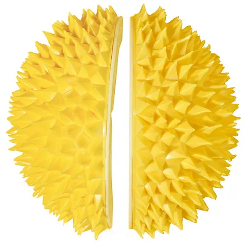 Cat Self Groomer Wall Corner Massage Comb Durian Shaped Pet Toy For Indoor Cats Cactus Style Self Grooming Rubbing Brush With Catnip