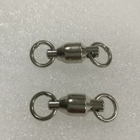 Stainless Steel Universal Swivel Ring For Parrot Leg Ring Chain Connector Welding Bearing Double Loop Bird Accessories