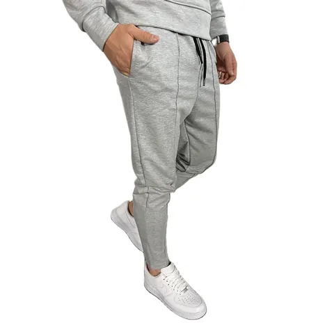 Men Slim Fit Sports Joggers Breathable Running Sweatpants With Leg Zipper Drawstring Mid Waist Gym Bottoms Casual Athleisure Pants