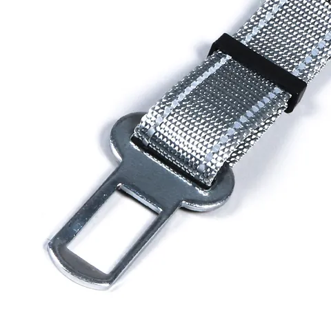 Adjustable Pet Dog Cat Car Seat Belt Safety Lead Leash Travel Clip Connector Durable Polyester Polypropylene Zinc Alloy Harness Travel Accessory