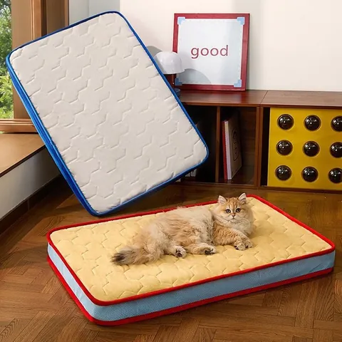 Orthopedisch Waterdicht Huisdier Slaapbank Voor Katten En Honden Afneembare Wasbare Ademende Mesh Gewatteerde Suède Huisdier Matras
