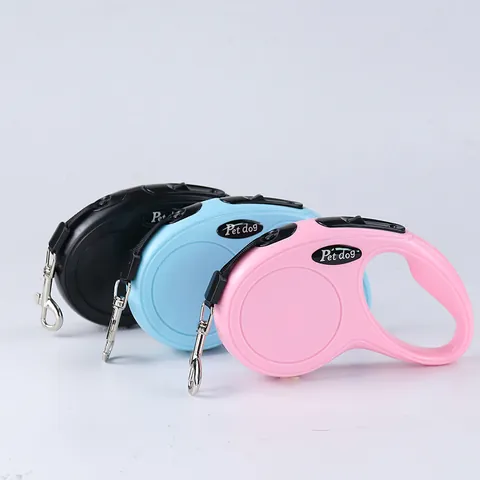 Automatic Retractable Dog Leash For Small Medium Dogs Durable Pet Traction Rope With Ergonomic Handle Safety Locking Brake