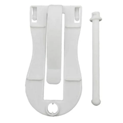White Plastic Bird Cuttlebone Clip Vegetable Fruit Holder With Perch Stand Bird Cage Accessories