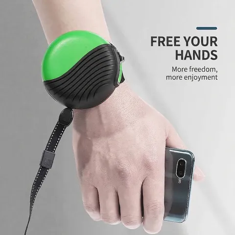 Correa Retráctil Automática para Perros Manos Libres para Muñeca para Perros Pequeños Medianos y Grandes Cuerda de Nylon Reflectante Carcasa de ABS