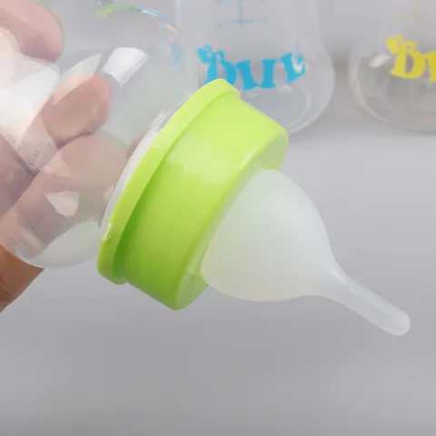 Pet Nursing Bottle Set Silicone Nipple Milk Bottle With Cleaning Brush For Newborn Puppy Kitten Pet Feeding Supplies