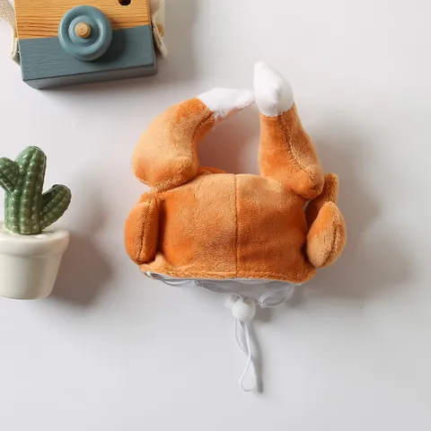 Creative Thanksgiving Turkey Hat Plush Drumstick Styling Party Costume Hat Performance Props Holiday Decoration Accessory