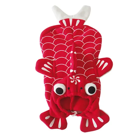 Lustiges Goldfisch Haustier Kostüm Weiches Polyester Halloween Verwandlung Outfit Für Kleine Hunde Katzen Cosplay Party Kleidung