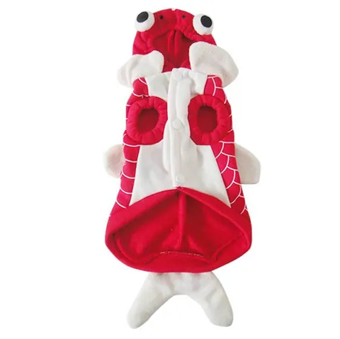 Lustiges Goldfisch Haustier Kostüm Weiches Polyester Halloween Verwandlung Outfit Für Kleine Hunde Katzen Cosplay Party Kleidung