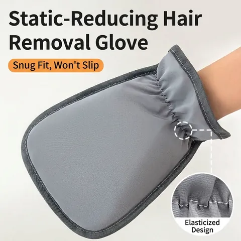 Pet Hair Removal Glove Double Sided Anti Static Cat Dog Grooming Brush Washable Fur Remover Massage Mitt