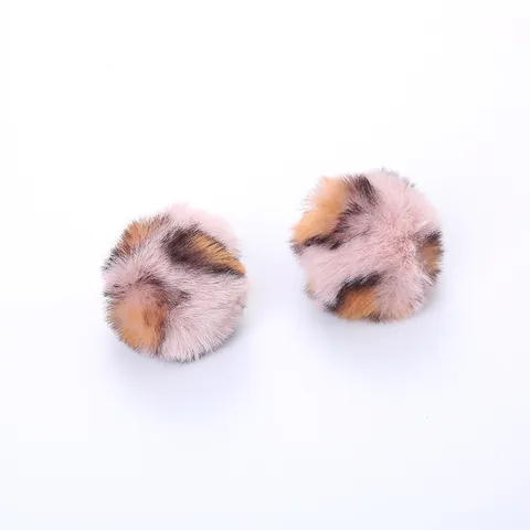 Leopard Print Plush Cat Ball Toy With Catnip Soft Plush Chew Ball For Indoor Cats Boredom Relief Interactive Pet Play Toy