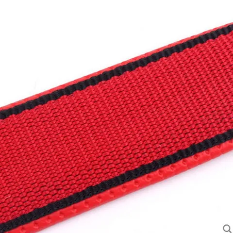 Adjustable Padded Dog Collar And Harness Heavy Duty Polypropylene Webbing Contrast Color Pet Traction Set For Medium Large Dogs