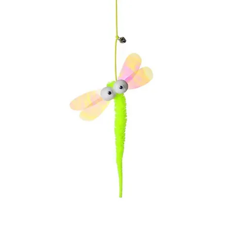 Hanging Retractable Plush Cat Toy With Bell Self-Hi Stretching Elastic Rope Door Frame Hanging Cat Teaser Stick For Indoor Cats Exercise Boredom Relief