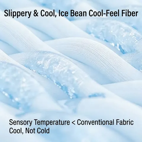 Summer Cooling Pet Bed Mat Washable Breathable Dog Sofa Ice Silk Soft Puppy Cushion Blue Popsicle Design For Dogs Cats