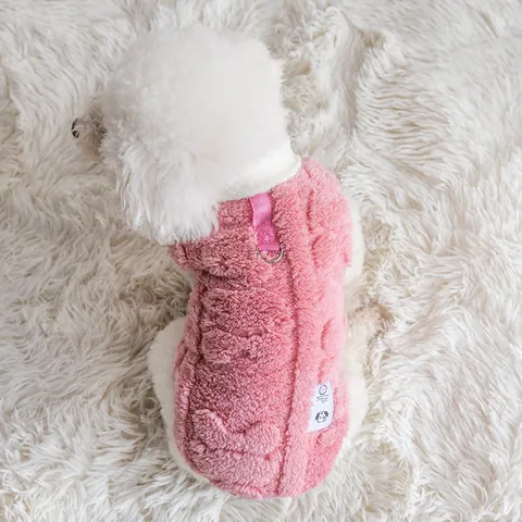 Haustier Hundekleidung Warme Sherpa Fleece Winter Welpen Weste Süßer Bär Welpe Mantel Kleine Hund Bekleidung