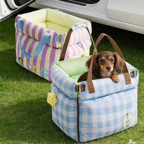 Zwei-in-Eins Haustier Autositz Hundebett Wasserdicht Atmungsaktiv Booster Sitz Für Reisen Hund Katze Universal Haustierbedarf
