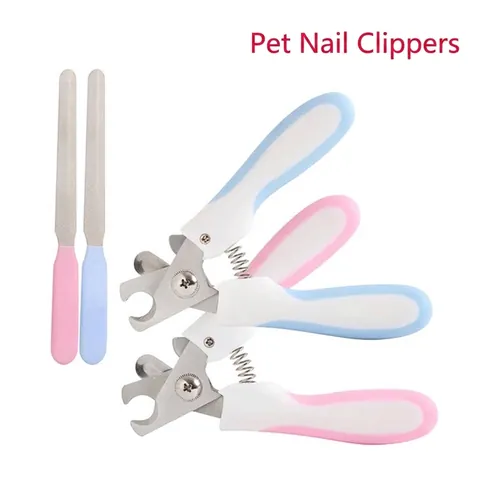 Professionelle Krallenschere Und Nagelfeile Set Edelstahl Trimmer Für Hunde Katzen Pflege Werkzeug Mit Sicherheitsschutz