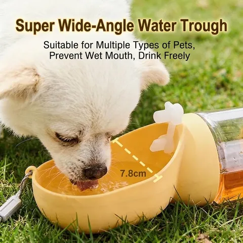 Draagbare Huisdier Waterfles Lekvrije Hond Reis Dispenser Hoge Capaciteit Lichtgewicht Outdoor Puppy Drinkbak Voeder