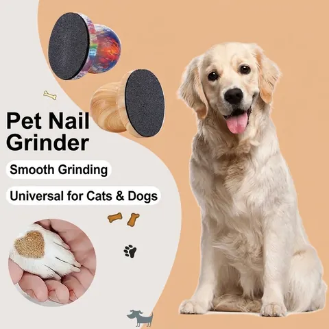 Manueller Haustier Nagelgrinder Kratzbrett Für Hunde Und Katzen Abnehmbares Pflegewerkzeug Zum Trimmen Und Glätten Der Pfoten Gemustertes Design Tierkrallenpflege Zubehör