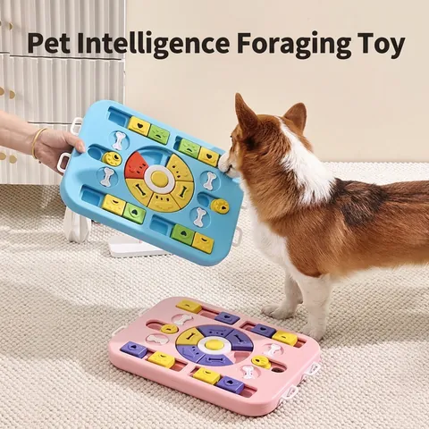 Interactive Dog Puzzle Toy Slow Feeder For Dogs Intelligence Training Foraging Game Pet Educational Supplies For Cats Dogs