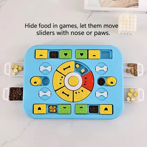 Interactive Dog Puzzle Toy Slow Feeder For Dogs Intelligence Training Foraging Game Pet Educational Supplies For Cats Dogs