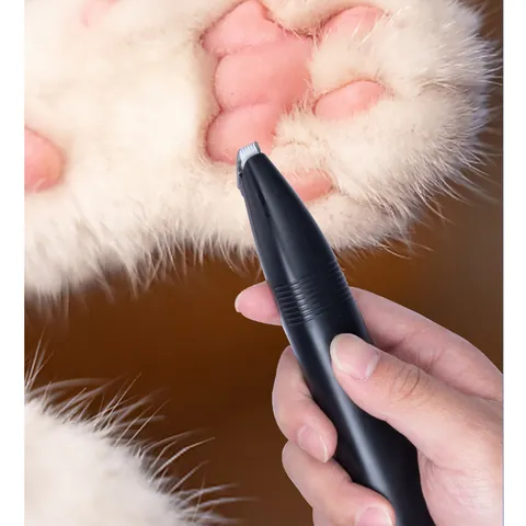 Rifinitore Elettrico Portatile per Peli di Animali Domestici Silenzioso Tosatrice a Batteria per Zampe Occhi Orecchie Gatti Cani Strumento di Toelettatura