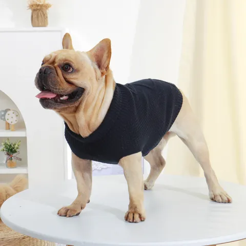 Winter Warm Pet Dog Sweater Cable Knit Turtleneck Puppy Clothes Soft Knitted Cat Jumper For Small Medium Dogs Outdoor Wear