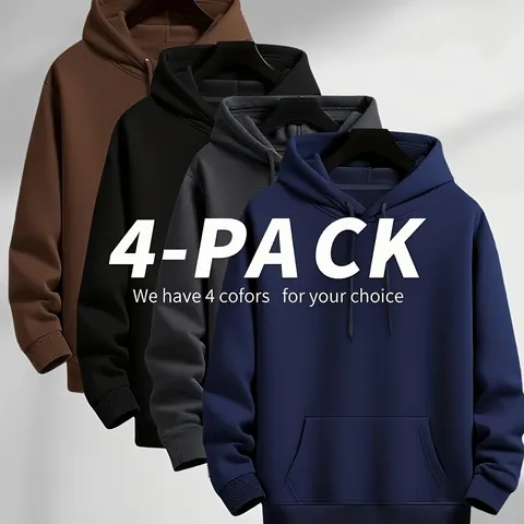 Dames Losse Casual Hoodie Effen Kleur Polyester Pullover Met Kangoeroezak Voor Herfst Winter