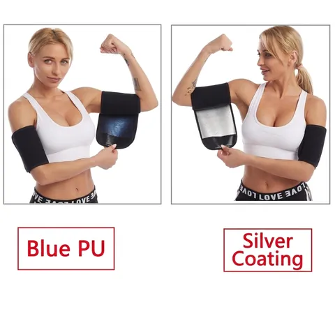 Manchons Amincissants de Bras Sauna en Néoprène pour Femmes Bandes de Transpiration Réglables Sport Fitness Body Shaper