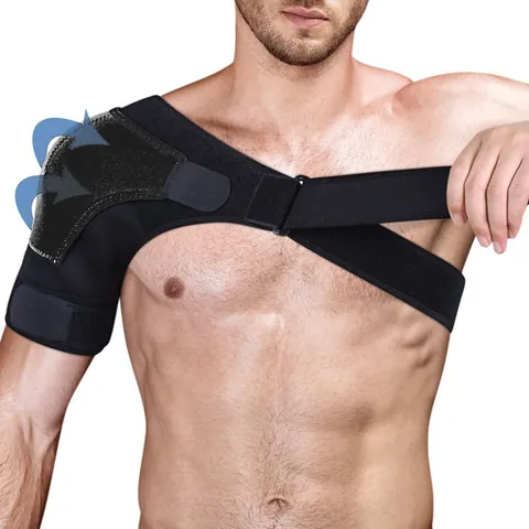 Adjustable Sports Shoulder Support Brace Neoprene Compression Sleeve For Men Women Fixed Rotator Cuff Pain Relief Protector
