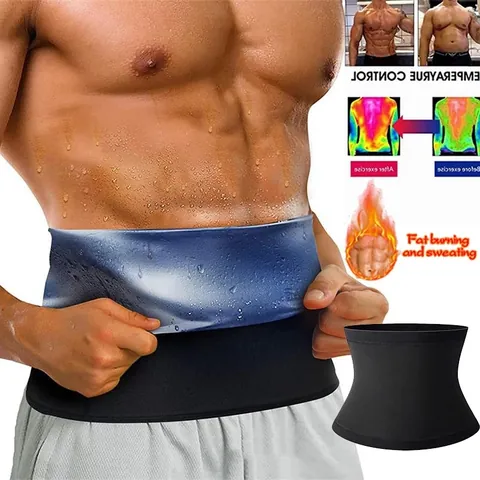 Ανδρική Ζώνη Αδυνατίσματος Waist Trainer για Ιδρώτα Ζώνη Σύσφιξης για Fitness Γυμναστήριο Υποστήριξη Κοιλιάς για Άνδρες