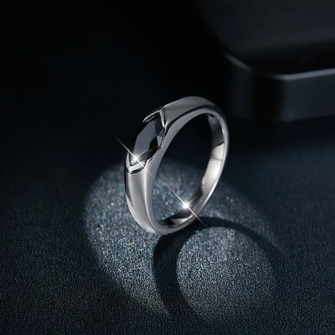 Eye Of Horus Marquise Cut Moissanite Ring 925 Sterling Silver Gemstone Inlaid Minimalist Unisex Finger Ring Jewelry Gift