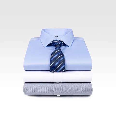 Men Business Non-Iron 100% Cotton Long Sleeve Shirt Formal Dress Shirt Anti-Wrinkle Regular Fit Office Professional Work Top