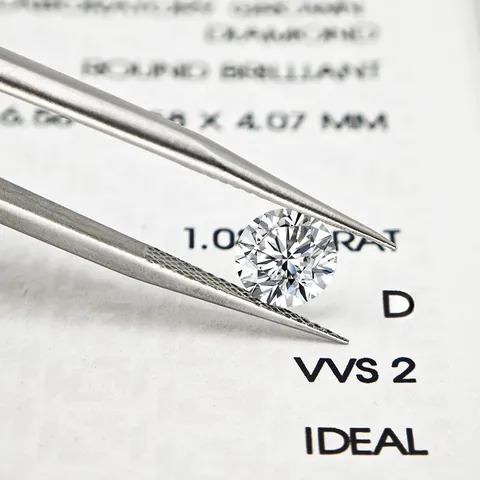 HPHT Lab Grown Diamond Loose Stone Round Cut DE Color VVS VS Clarity Small Melee Diamond for Jewelry Design Wedding Ring