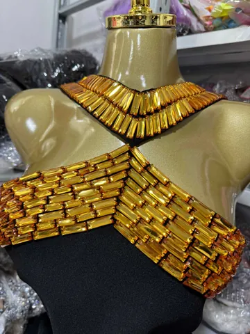 Abito da Sera a Fascia con Scollo all'Americana Donna Poliestere Strass Aderente Maxi Vestito per Matrimonio Festa